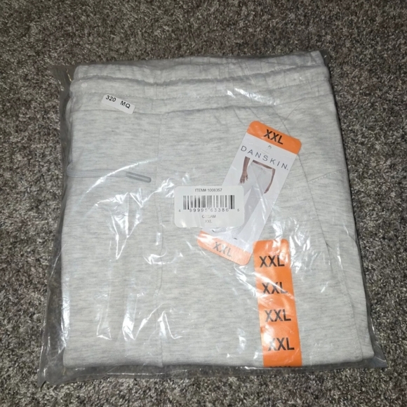 Danskin Scuba Pants Sweat Soft Cozy Lounge Plus Oatmeal Heather Variety Sizes - Picture 4 of 6